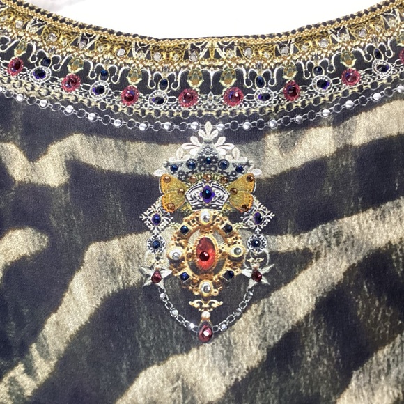 Camilla Treasure Chaser Silk Dress XS - Picture 9 of 12